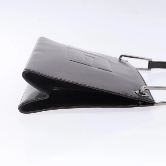 GUCCI Shoulder Bag Patent leather Brown Silver 001 3034 1705 Auth ep10769 - Picture 5 of 15